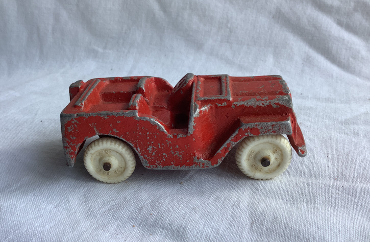 FunHo vintage New Zealand Jeep toy made by Fun Ho